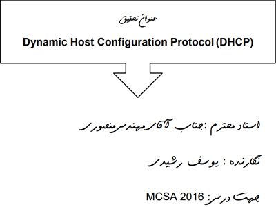 Dynamic Host Configuration Protocol