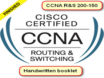 Handwritten booklet CCNA R&S 200-150